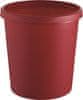 Helit Odpadkový koš, červená, 18 litrů, H6105825