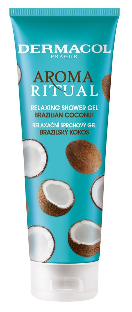 Levně Dermacol Aroma Relaxační sprchový gel brazilský kokos 250 ml