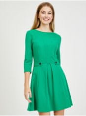 Orsay Zelené dámské šaty ORSAY M