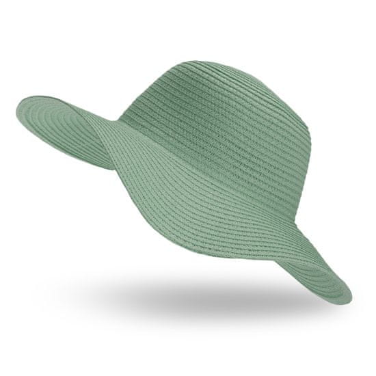 Aleszale Dámský slaměný klobouk - zelená