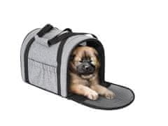 Doggy Transportér TUBE, transportní taška pro kočku, psa, pro přepravu zvířat, velikost R1, barva grafitová