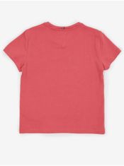 Tommy Hilfiger Růžové holčičí tričko Tommy Hilfiger 140