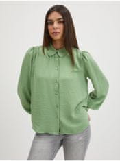 Jacqueline de Yong Světle zelená dámská košile JDY Divya M