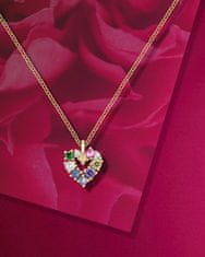 Morellato Romantický pozlacený náhrdelník se srdíčkem Colori SAVY06
