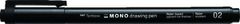 Tombow Fineliner MONO drawing pen - hrot 02 černá