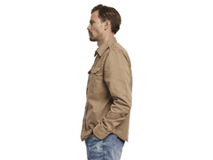 BRANDIT košile Vintage Shirt longsleeve Camel Velikost: XXL