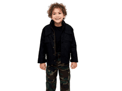 BRANDIT Dětská bunda Kids M65 Standard Jacket Černá Velikost: 146/152