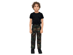 BRANDIT Dětské kalhoty US Ranger Trouser Woodland Velikost: 170/176