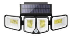 Viking Venkovní solární LED světlo s pohybovým senzorem S180
