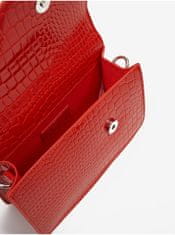 Pieces Červená dámská crossbody kabelka s krokodýlím vzorem Pieces Bunna UNI