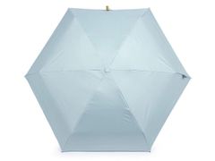 Kraftika 1ks 7 modrá světlá skládací mini deštník v pouzdře