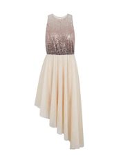 Orsay Béžové dámské šaty s flitry 40
