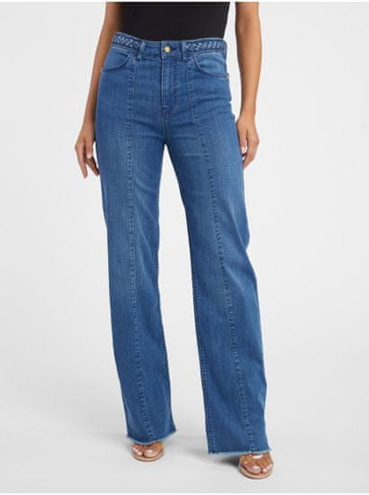 Orsay Modré dámské široké džíny