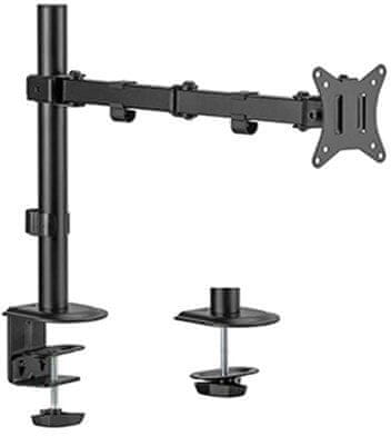 Gembird naklápěcí držák monitoru, na stůl, až 32", 9kg, černá