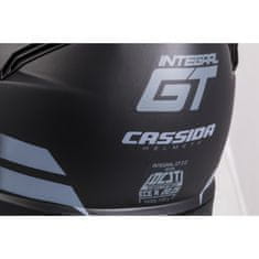 Cassida Integrální přilba Integral GT 2.0 Ikon černo-šedá Velikost: XL