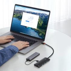 shumee Adaptér řady Lite HUB USB-C 4x USB 3.0 25cm černý
