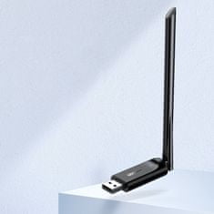 shumee Externí síťová karta USB WiFi Dual Band 2,4 GHz a 5 GHz - černá