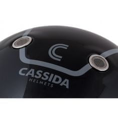 Cassida Integrální přilba na motorku Cassida Fibre Jawa Sport černo-stříbrno-červená Velikost: XL