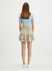 Jacqueline de Yong Béžová květovaná sukně JDY Gaya XL