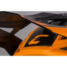 Cassida Motokrosová přilba Cross Pro II Contra oranžovo-černo-šedá Velikost: XL