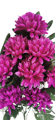 LIVO UK Chryzantéma, smuteční kytice, fialová, v. 46 cm
