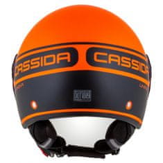 Cassida Otevřená přilba na motorku Handy Plus Linear oranžovo-černá Velikost: XL
