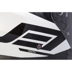 Cassida Otevřená přilba na motorku Jet Tech Corso černo-bílá Velikost: M