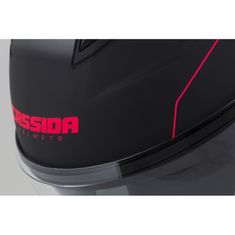 Cassida Otevřená přilba na motorku Jet Tech Roxor černo-šedo-fluo červená matná Velikost: S