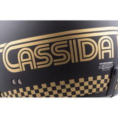 Cassida Otevřená přilba na motorku Oxygen Rondo černo-zlatá Velikost: S
