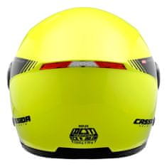 Cassida Otevřená přilba na motorku Reflex Safety černo-fluo žlutá Velikost: S