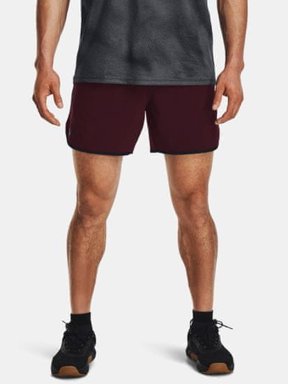 Under Armour Kraťasy UA HIIT Woven 6in Shorts-MRN