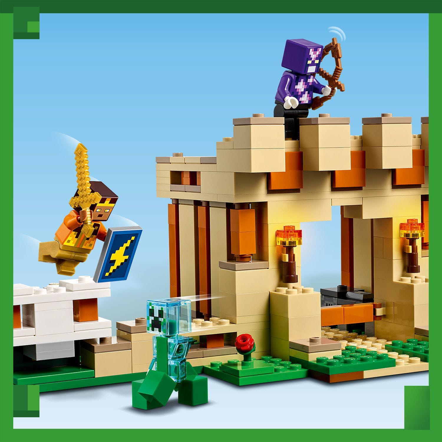 LEGO Minecraft 21250 Pevnost železného golema