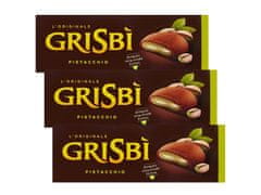 MATILDE VICENZI Grisbi Pistacchio - Italské sušenky s pistáciovou náplní 150g 3 balení