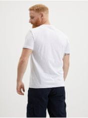 Bílé pánské tričko LERROS M