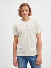 Tom Tailor Béžové pánské tričko Tom Tailor XL