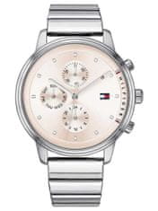Tommy Hilfiger Dámské analogové hodinky Rozyo stříbrná Univerzální