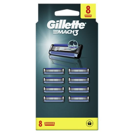 Gillette Mach3 holicí hlavice pro muže 8 ks