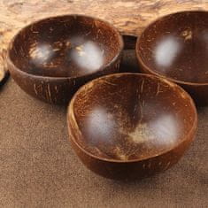 Northix Miska z kokosových skořápek, 4 ks 