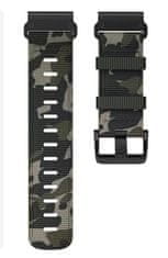 X-Site Řemínek pro Garmin QuickFit nylonový 26mm army camouflage