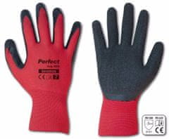 Bradas Pracovní rukavice 10", červeno-černé PERFECT GRIP RED