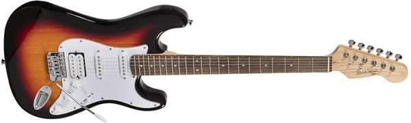  krásna elektrická gitara soundsation RIDER-STD-H veľké rezonantné telo z laminovaného lipového dreva štandardná menzúra ovládanie volume tone 