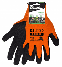 Bradas Pracovní rukavice 10", latexové WINTER FOX