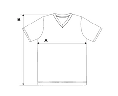 Moraj Pánské tričko krátký rukáv výstřih V bílá M