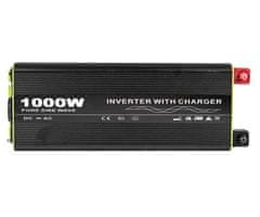 4DAVE UPS záložní zdroj s externí baterií 1000W, baterie 12V / AC230V čistý sinus