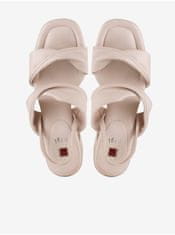 Högl Světle růžové dámské kožené sandály na podpatku Högl Denise 36