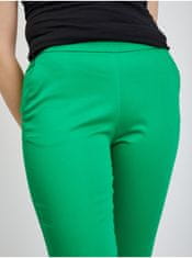 Orsay Zelené dámské zkrácené kalhoty ORSAY 34