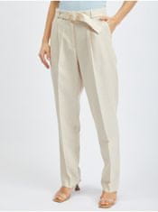 Orsay Béžové dámské kalhoty ORSAY 36