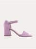 Světle fialové dámské kožené sandály na podpatku Högl Beatrice 40