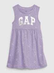Gap Dětské šaty s metalickým logem 18-24M