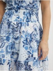 Guess Modrá dámská vzorovaná sukně Guess Peggy M